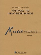 Fanfare to New Beginnings Concert Band sheet music cover